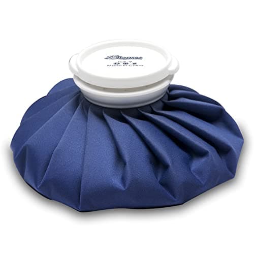 BICAREE Ice Pack for Injury Reusable Ice Pack for Hot Cold Therapy and Pain Relief with Cover, Leak-Proof, Elastic, Breathable, Size 11 inch, Blue Therapeutic thermal compress