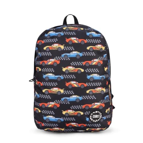 Cubs Black Racing Cars Big & Basic BackPack 30 L