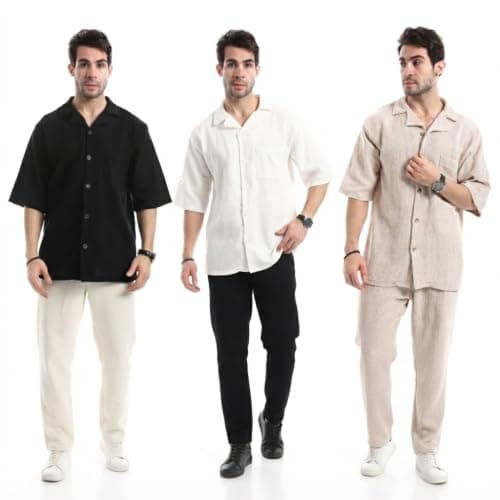 KADY Mens Bundle Of 3 Shirt Bundle Of 3 Shirt Outerwear