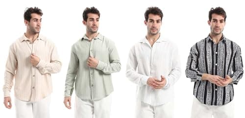 Red Circle Mens Bundle of 4 Alpine Forest Utility Shirt Bundle of 4 Alpine Forest Utility Shirt