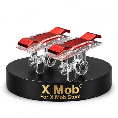 E9 Mobile Game Controller Suitable for PUBG Game with Shooting Button for Aim Games, Shoot and Aim Button, Compatible with Android and iOS Phones, Ideal Gift for Kids, Men, Women with L1R1 Button