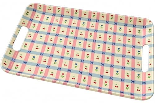 Large Serving Tray for Food and Meals - Suitable for Kitchen, Dining, Serving Dinner and Drinks - Practical Design, Easy to Carry and Everyday Use AM