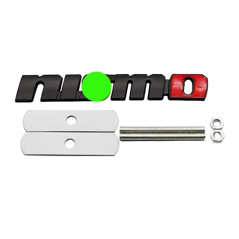 KaberTrade Kaber Trade 3D Car Logo Tag (Metal Sticker with Screws Fit and Compatible with Nissan Word Nesmo - Size 12 * 2cm, Code :3326) - KaberTrade