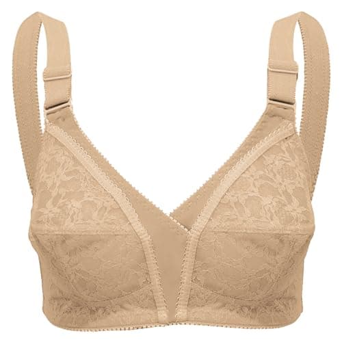 Lasso womens Super Support Bra with lace Bra (pack of 1)