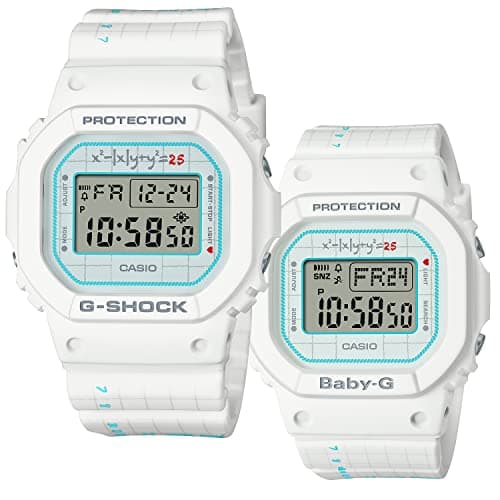 Casio G-Shock and Baby-G Couples Watch Limited Models Digital Resin Band LOV-21B-7DR