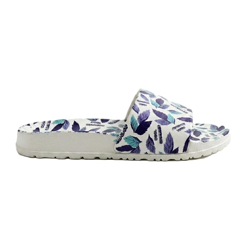TAG Summer Floral Comfort Medical Slippers, High Quality Silicone Material, Light Foot Comfort Design, Assorted Colors, Sizes 38 to 41