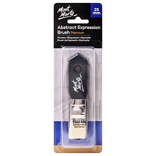 Mont Marte Paintng Abstract Expression Brush, 25 mm Size Paint brush