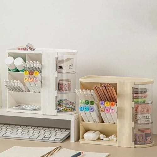 Smart Organizer Storage Box with Practical Space Saving Design for Home and Office Multi Purpose Durable Container for Neat Organization and Storage Caddy