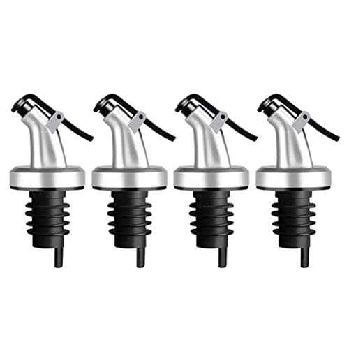 4pcs Press Oil Stopper Sauce Bottle Nozzle Wine Pourer Mouth Kitchen Accessories