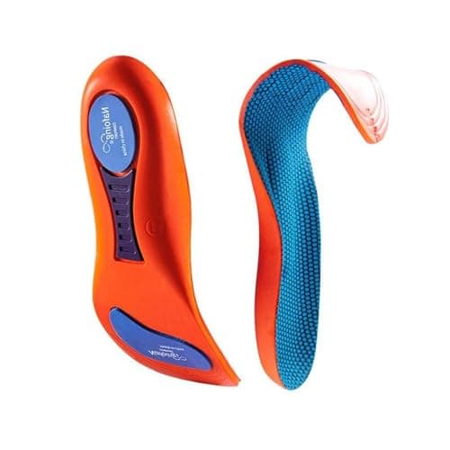 Orthopedic Insoles Anti Odor Comfort Tennis Shoes Impact Absorption Insoles Foot Pain Heels Ideal For Men And Women Running Flat Feet (28cm) Shoe insert