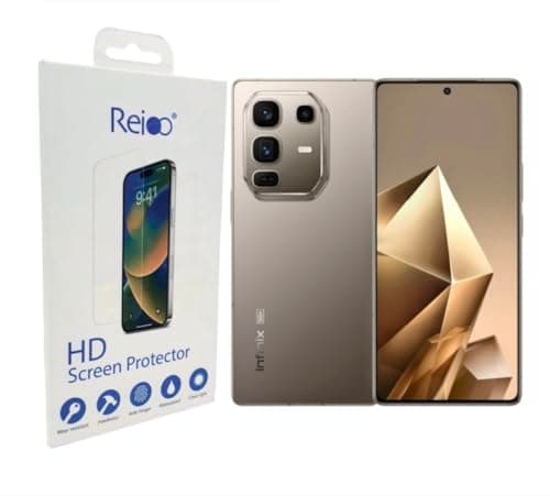 Screen Protector Front and Back Nano Gelatin 9H Hardness Compatible with Infinix note 50 pro Flexible Hydrogel (Clear)