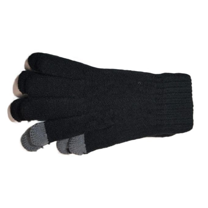 Winter Gloves Touch Screen For Men- Black Apparel gloves