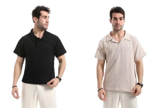 Red Circle Mens Bundle of 2 Ivory Dune Relaxed T-Shirt Bundle of 2 Ivory Dune Relaxed T-Shirt Outerwear