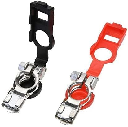 SAcar Negative Positive 2PCS Car Battery Speaker Poles with Cover - Powersports protective gear