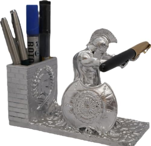 Knight Pen Holder -Personalized decoration Desk Accessory Stationery organizer, creative Pen Stand Decorative Gift for Office| plastic pla+ Caddy