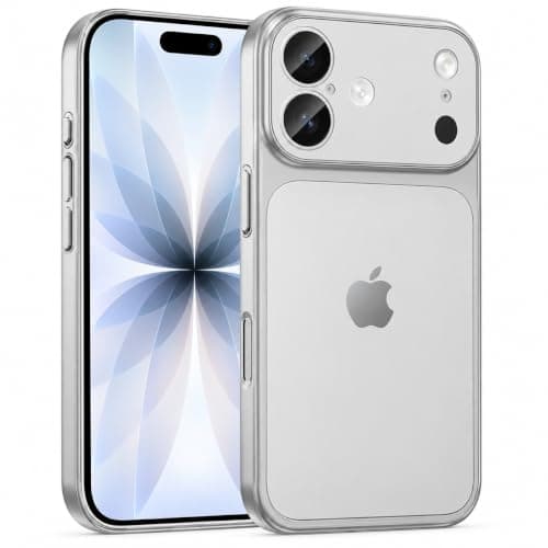 Converter Case(Compatible with iphone 16 | Premium Mag-Safe) Protective Cover Sleek Design (Compatible with iPhone 17 Pro / 17 Pro Max Series) Built-in Camera Protection (Silver) Cellular phone case