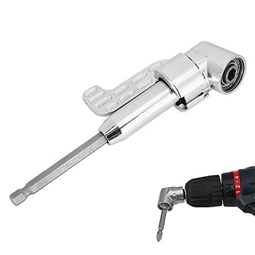 LANTRO JS - 105 Degree Screwdriver, Labor Saving Drill Socket Adapter, Hex Shank Screwdriver Angled Bit Holder Electric Drill Tool
