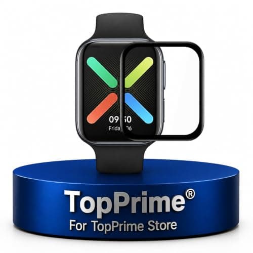 TopPrime Screen Protector Compatible with Apple Watch (Gelatin) Easy Installation Soft Touch (Compatible with Apple Watch Series 9/8/7 41mm Screen Gelatin HD Clear)
