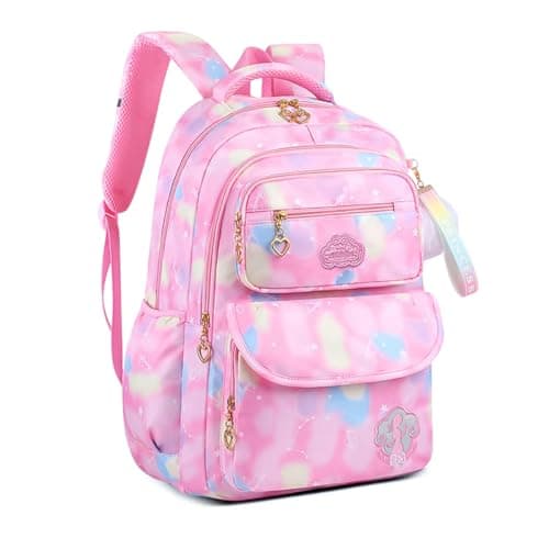 School Backpack for Girls, Lightweight Large Capacity Kids Bag, Stylish School Bag for Travel and Picnic, Back to School