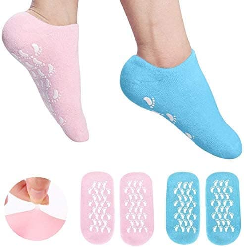 Vn Care Heel Pain Relief Products For Women Anti Crack Heel Repair Socks And Foot Protector Moisturizing Socks For Foot Care, Leg Pain Relief Products And Silicon Socks For Men/Women (Gel Socks) Moisturizing sock glove