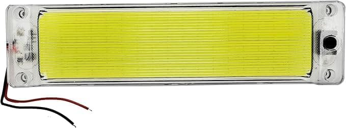 12V or 24V LED Interior Lights - Roof Lights with On/Off Switch, LED Interior Lighting for Car, Camping, Bus, Caravan, Boat, Home and Kitchen - SA CAR