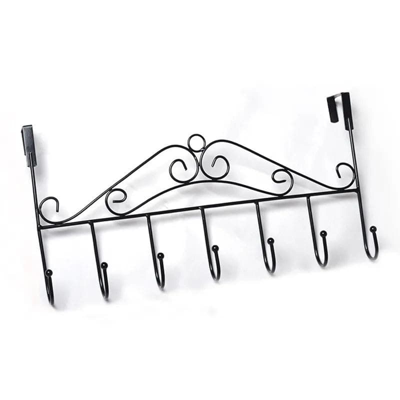 Clothes Rack Hanging Supplies Hanger Helps Make Use Of The Space Behind The Doors And Easily Organize Daily Items Without Needing Extra Space Inside The House (W)