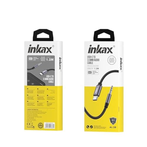 Premium USB-C to 3.5mm AUX Audio Cable – Hi-Fi Sound with DAC Chip, Crystal Clear Audio, Call & Music Support, 1.2M Electronic adapter