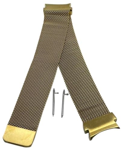20mm Samsung Galaxy Watch 4 Classic - Magnetic Milanese Mesh Loop - Gold