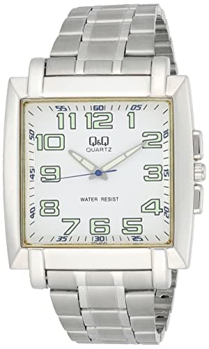 Q&Q Q060J204Y ANALOG STAINLESS STEEL WATCH FOR MEN