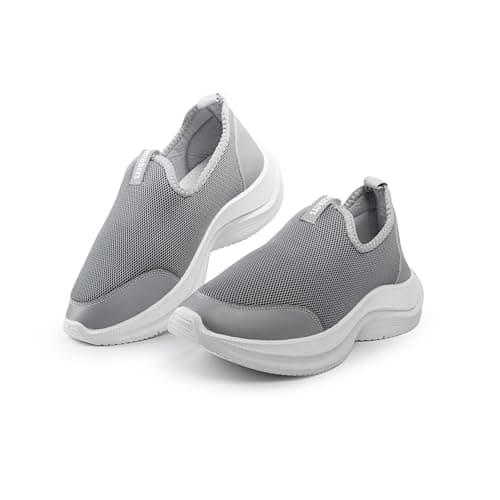 Now shoes Men’s Everyday Sneakers – Comfortable Slip-On Casual Shoes with Breathable Mesh Upper AX3