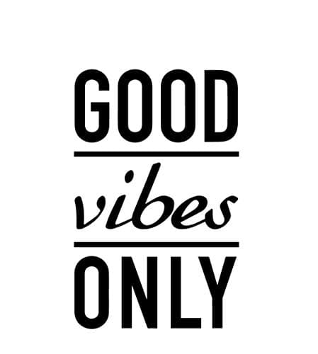 GOOD Vibes ONLY carved wall stickers Sticker decal