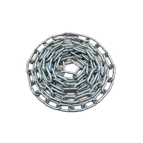 Galvanized Metal Chain (6mm Thickness) for Gates, Garages, Parking (6 | Galvanized Metal Chain (6mm) for Gates, Garages, and Standby