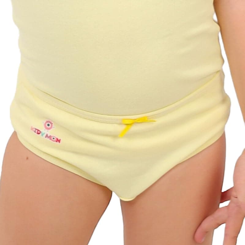 Cotton Zone Set of 3 girls slips – Premium Fine Cotton - Girls Multicoloured size Underpants