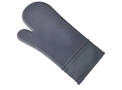 Generic Silicone Oven Mitt, Large Size, Heat Resistant Kitchen Glove, Grey .kl