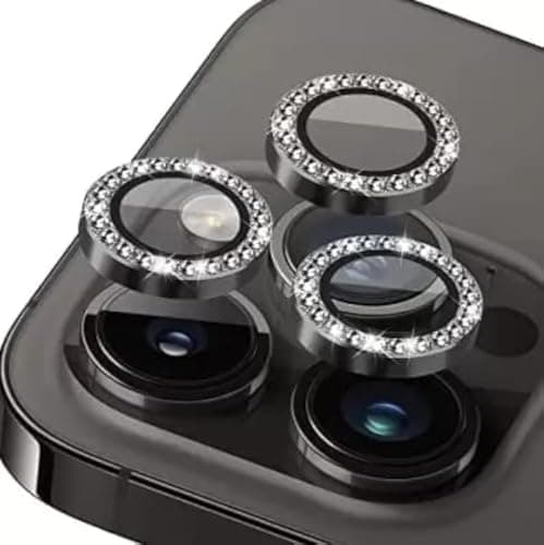 Diamond Camera Protection Lens for Apple Iphone 13 Pro / 13 Pro Max - Diamond Black Camera lenses