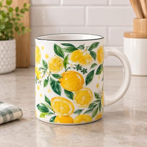 Generic Porcelain mug, For hot beverages (coffee, instant coffee), 250 ml, Multicolor, .Ais Drinking cup