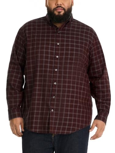 Van Heusen mens Big and Tall Traveler Stretch Non Iron Long Sleeve Shirt Button Down Shirt (pack of 1)