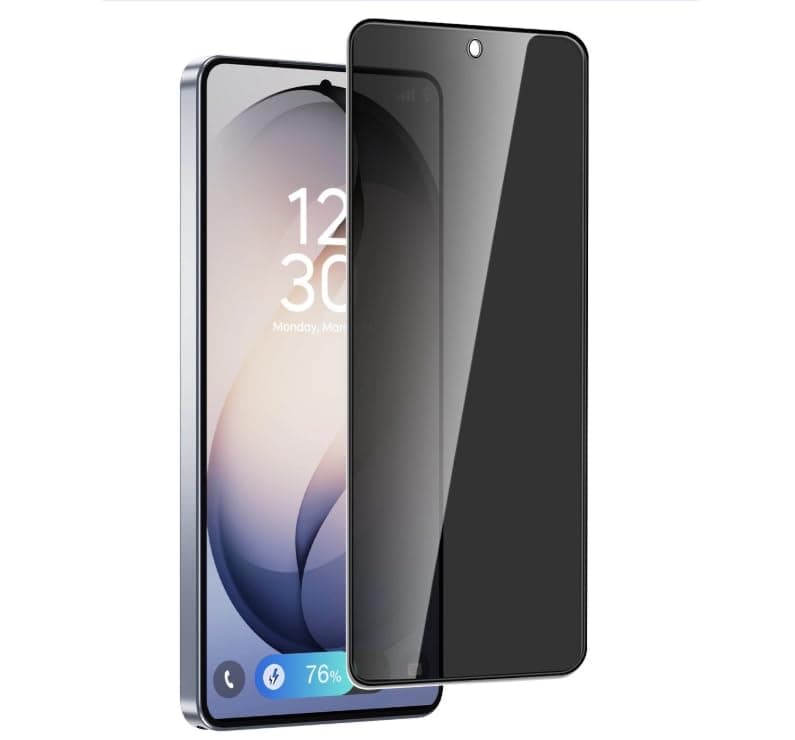 Tempered Glass Screen Protector (Compatible with Honor X8A) Anti-Peep Privacy Tempered Glass Screen Protector Full Coverage, Anti-Spy Screen Protector [Anti-Spy]