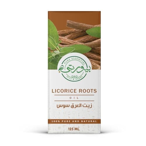 Purity- بيورتي - Licorice Roots Oil 125ML, Unrefined Cold Pressed, 100% Pure & Natural, Ideal for Skin Care and Hair Health Hair styling agent