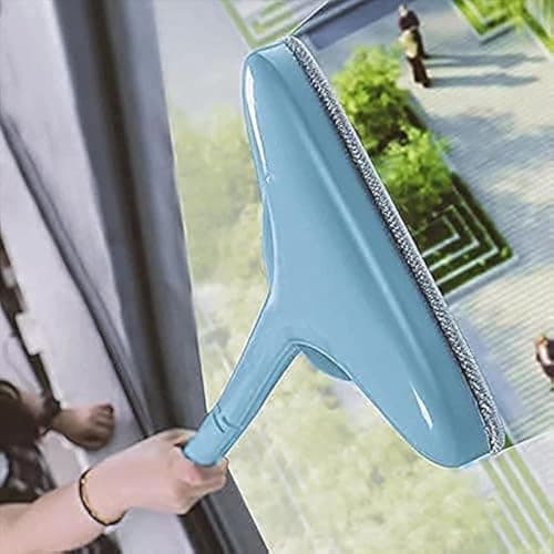 TAKSH ENTERPRISE Multi-Function Mesh Screen Cleaner, Window Screen Cleaning Wiper Long Handle Washing Equipment, Detachable Window Cleaner Tool with Wet and Dry Dual-Use Squeegee