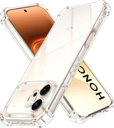 Back Cover for Honor 600 5G Transparent Mobile Back Case Shock Proof Design Camera Edges Protection Crystal Clear Phone Case Silicon Soft TPU and Flexible (Honor 600 5G) Cellular phone case
