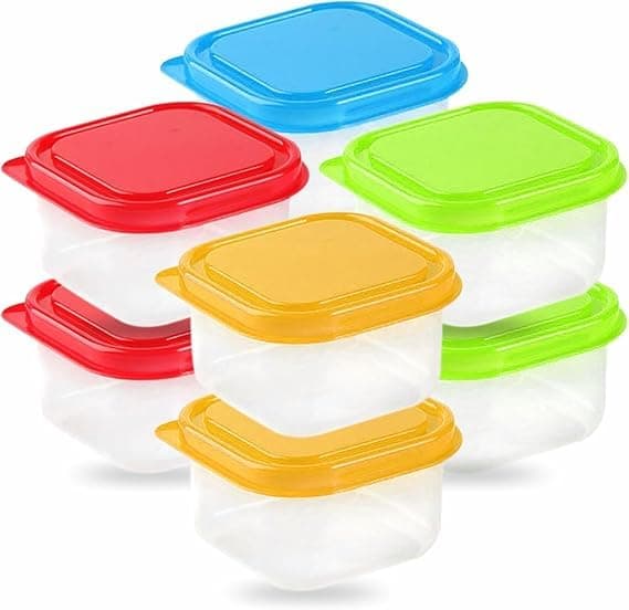 150ml Mini Fridge Container Set - Food Storage and Storage Set (10 Pieces) Kitchen Organizer Containers for Daily Use (Hm)