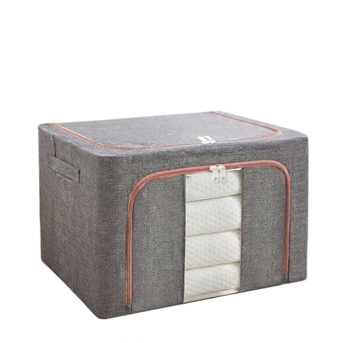 Metal Legs Storage Box - Multifunctional Organizer Box with Iron Chassis for Open and Close Control - Heavy Material and Strong Iron Thickness - Suitable for Storage and Organization KH
