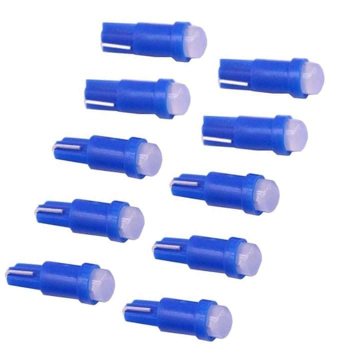KaberMisr 2020 Safaya T5 LED Bulbs, Strong Light, Safe and Environmentally Friendly Product, Wide Application, Long Service Life, High Light Efficiency (Blue - 10 Pieces)