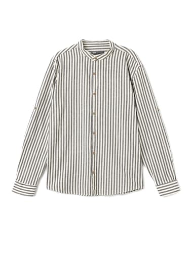 KOTON Mens Mandarin Neck Shirt Modern