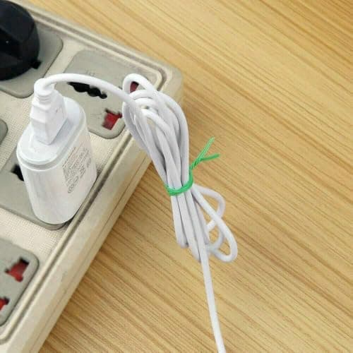 Metal Twist Tie Roll with Built-in Cutter for Home and Garden Wire