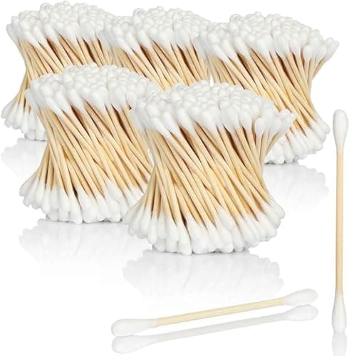 Bamboo Cotton Swabs, Eco-Friendly Care - Sustainable Cotton for Babies and Babies - Cotton Ear Care Buds Bamboo Wood 100 Sticks Baby product