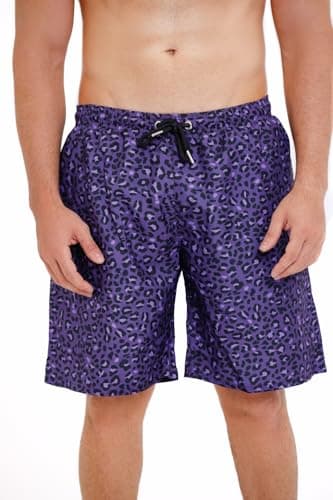 White Rabbit Side Pockets Plain Printed Swim Shorts