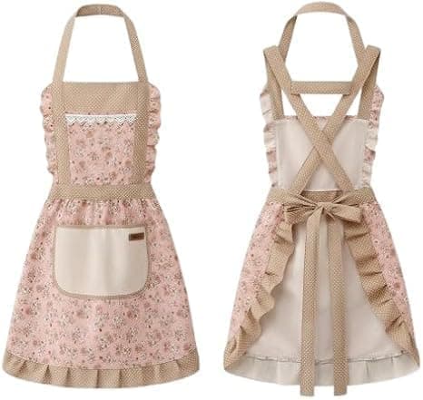 Dress Kitchen Apron - Practical and Fashionable Protective Apron for Cooking and Baking AR
