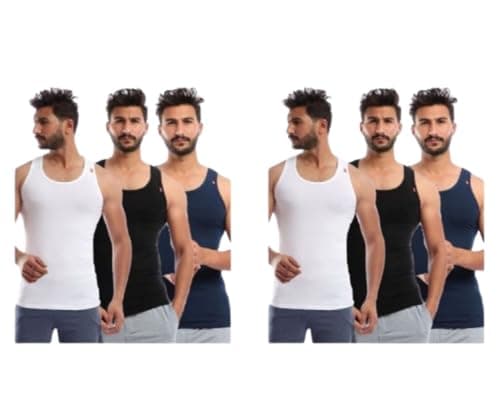 Cottonil set of 6 Sleeveless Multicolor Undershirt